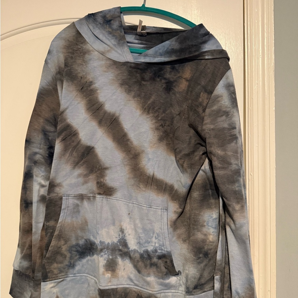 Tie-Dye Hooded Women's Sweatshirt